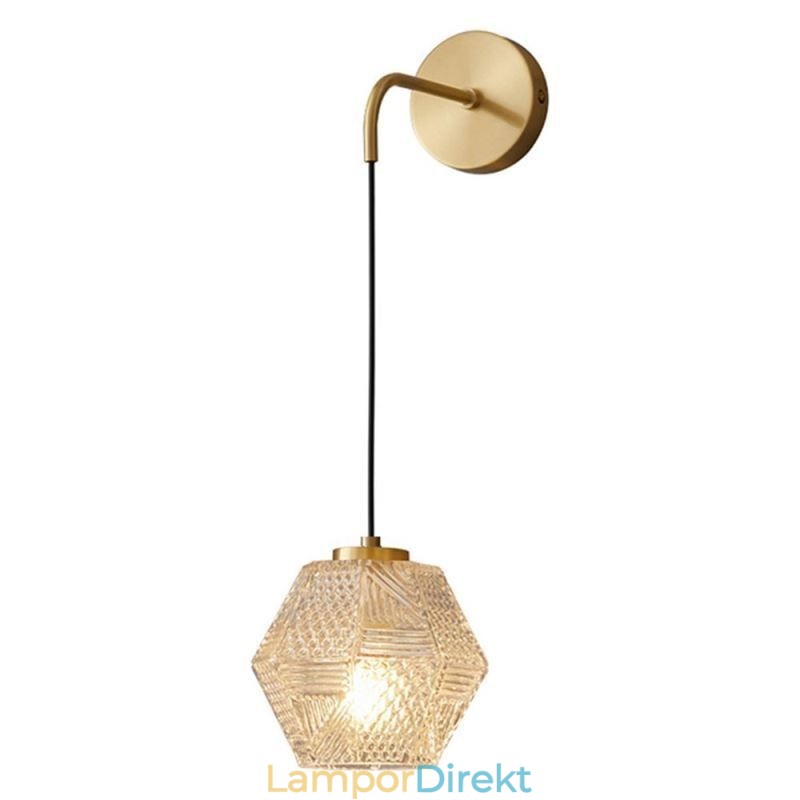 Modern Vägglampa Kreativ Vägglampa I Glas