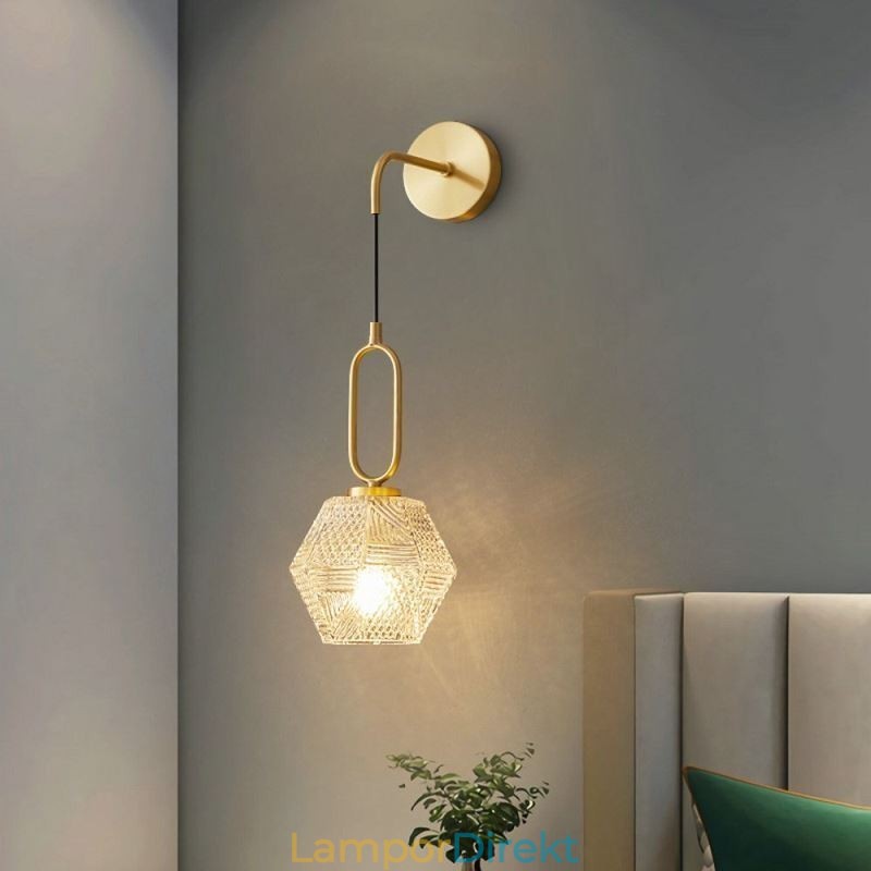 Modern Vägglampa Kreativ Vägglampa I Glas