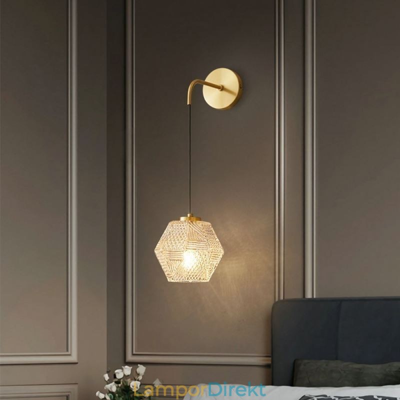 Modern Vägglampa Kreativ Vägglampa I Glas