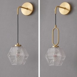 Modern Vägglampa Kreativ Vägglampa I Glas
