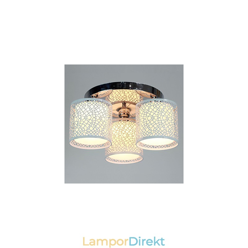 Modern Samtida Målning Metal Flush Mount
