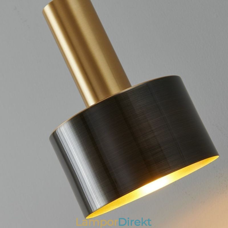 Modern Vägglampa Svart Guld Kontrastfärg Vägglampa
