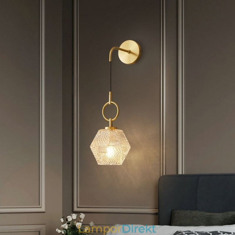 Modern Vägglampa Kreativ Vägglampa I Glas
