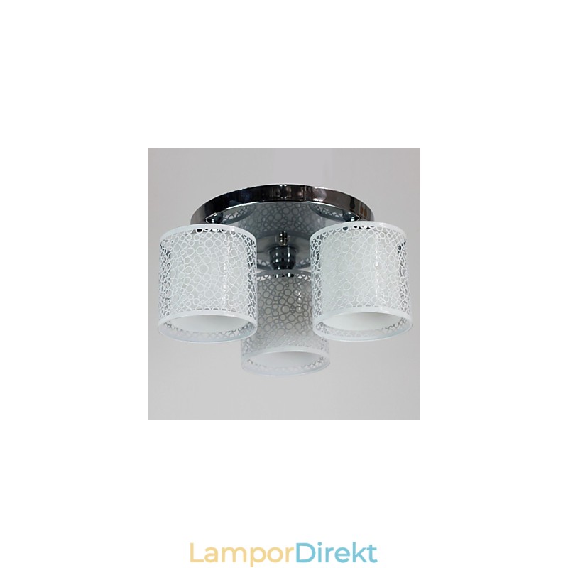 Modern Samtida Målning Metal Flush Mount