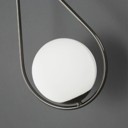 Modern Globe Wall Sconce Glas Vägglampa Svart Water Drop Wall Light