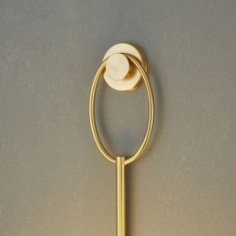 Modern Globe Vägglampa Borstad Guldglas Vägglampa