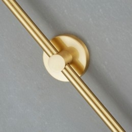 Modern Globe Vägglampa Borstad Guldglas Vägglampa