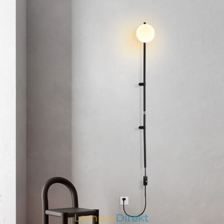 Globe Wall Sconce Lighting Mid Century Magic Bean Vägglampa Med Plugg Globe Wall Sconce Lighting Mid Century Magic Bean Vägglampa Med Plugg