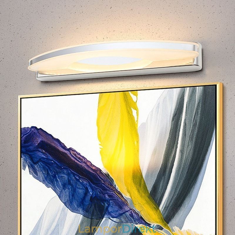 Modern Spegelbelysning Vägglampa Badrumsbelysning I Rostfritt Stål