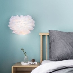 Creative Feather Vägglampa Dekorativ Sconce Light