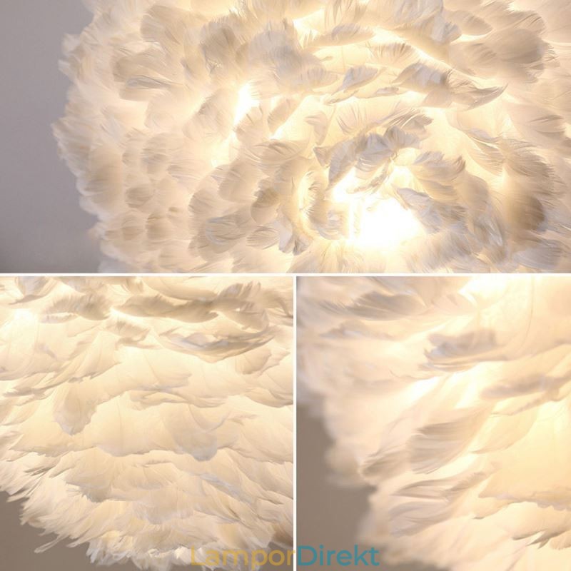 Creative Feather Vägglampa Dekorativ Sconce Light