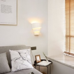 Modern Minimalistisk Vägglampa Spiral Tårta Sconce Ljus Sängbord