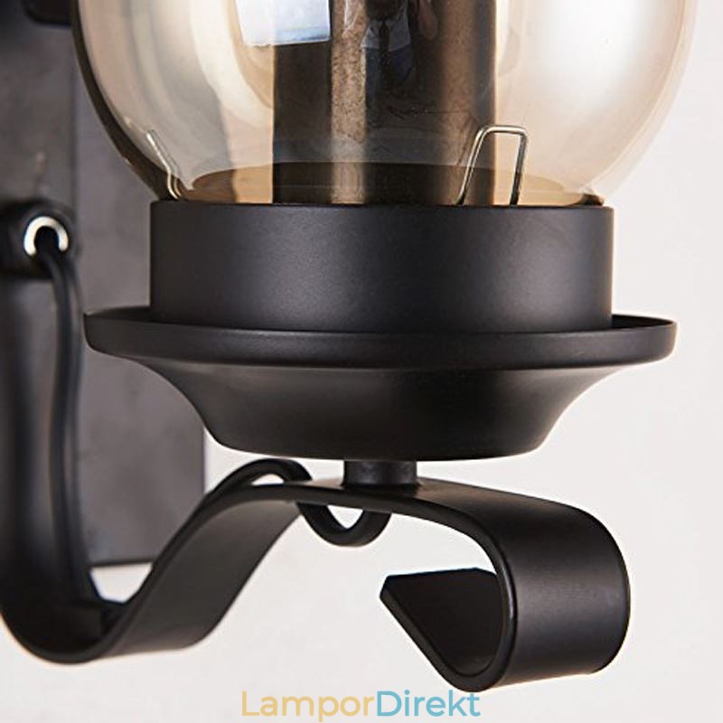Vintage Smidesjärn Vägglampa Single Light Sconce Lighting