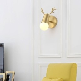 Nordic Brass Vägglampa Spegel Front Light