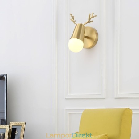 Nordic Brass Vägglampa Spegel Front Light Nordic Brass Vägglampa Spegel Front Light