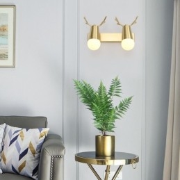 Nordic Brass Vägglampa Spegel Front Light