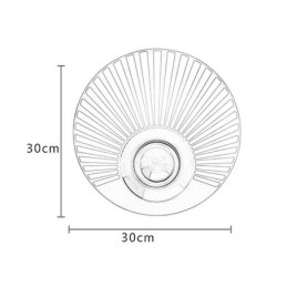 Nordic Mässing Vägglampa Ihålig Rund Form Sconce Light