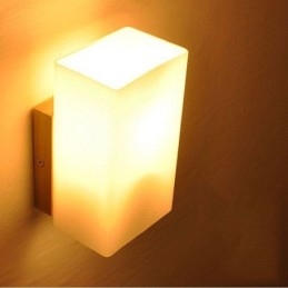 Nordic Wood Vägglampa Glas Lampskärm Sconce Light