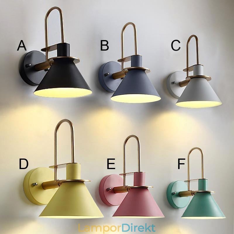 Nordic Wall Light Makron Style Wall Sconce Creative Mirror Front Lamp Light