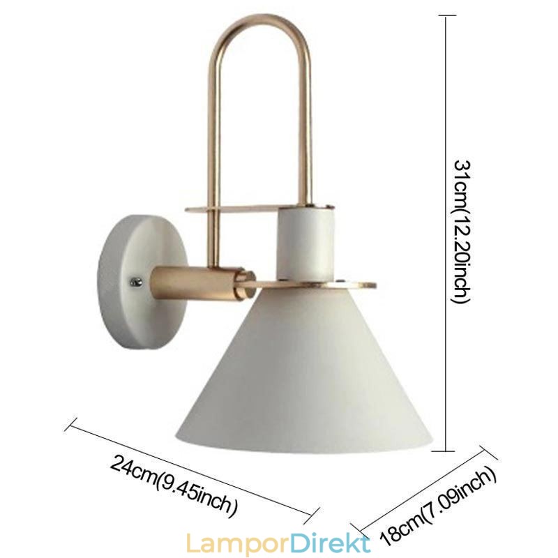 Nordic Wall Light Makron Style Wall Sconce Creative Mirror Front Lamp Light