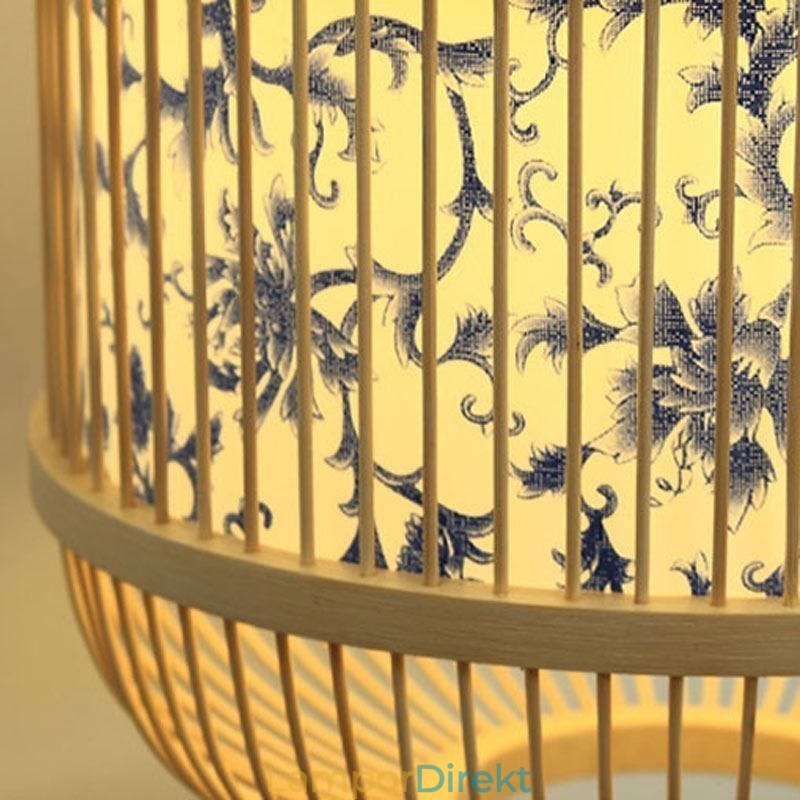 Cage Design Vägglampa Creative Bamboo Hängande Vägglampa Sänglampa Dekorativt Ljus