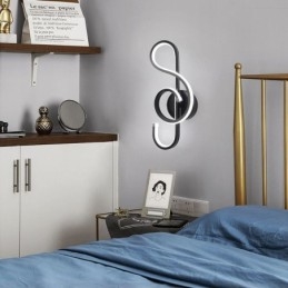 Vägglampa Minimalistisk Akryl Note Vägglampa