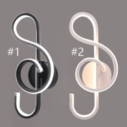 Vägglampa Minimalistisk Akryl Note Vägglampa