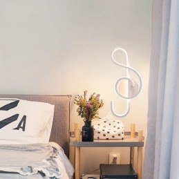 Vägglampa Minimalistisk Akryl Note Vägglampa