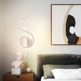 Vägglampa Minimalistisk Akryl Note Vägglampa