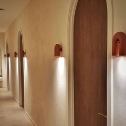 Vägglampa U-Form Minimalistisk Kreativ Vägglampa 90 Roterande Lampskärm