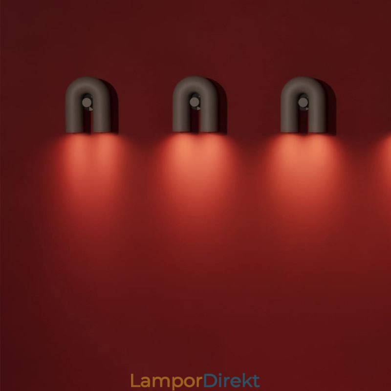 Vägglampa U-Form Minimalistisk Kreativ Vägglampa 90 Roterande Lampskärm
