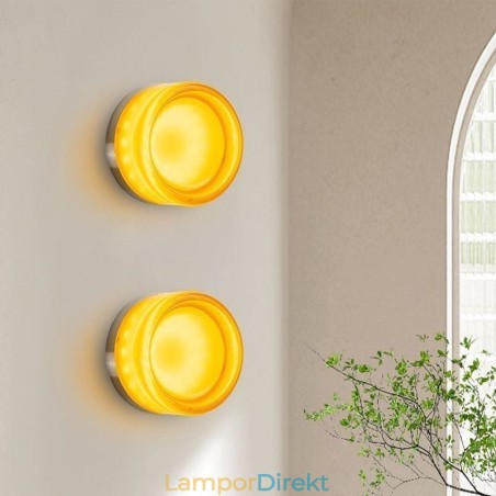 Vägglampa Modern Minimalistisk Akryl Enkelhuvud Runt Smidesjärn Liten Vägglampa Vägglampa Modern Minimalistisk Akryl Enkelhuvud Runt Smidesjärn Liten Vägglampa