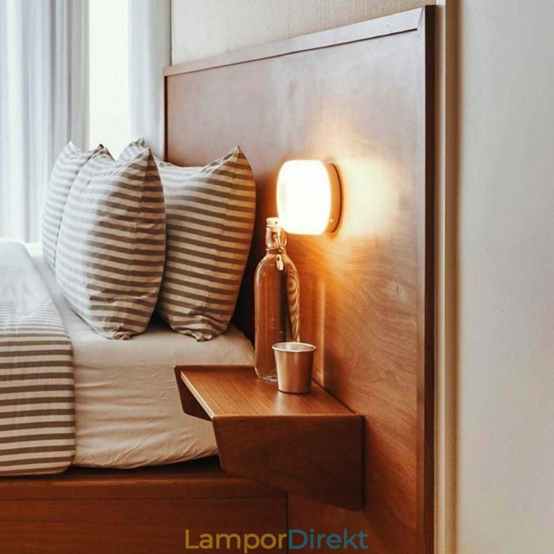 Vägglampa Modern Minimalistisk Akryl Enkelhuvud Runt Smidesjärn Liten Vägglampa