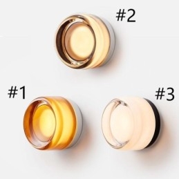 Vägglampa Modern Minimalistisk Akryl Enkelhuvud Runt Smidesjärn Liten Vägglampa