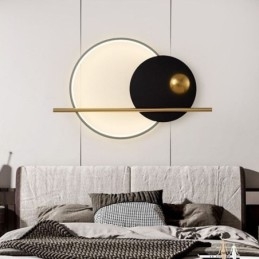 Vägglampa Rund Trädgård Smidesjärn Vägglampa
