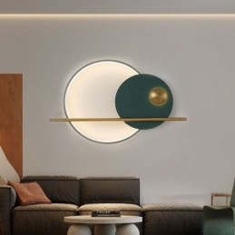 Vägglampa Rund Trädgård Smidesjärn Vägglampa