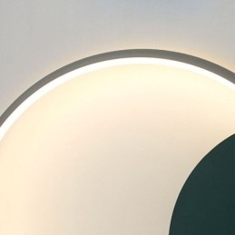 Vägglampa Rund Trädgård Smidesjärn Vägglampa