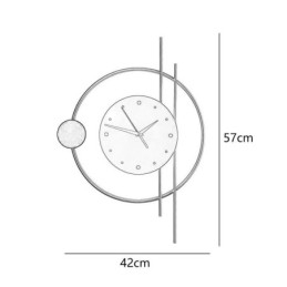 Klocka Vägglampa Modern Minimalistisk Smidesjärn Vägglampa Och