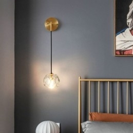 Modern Vägglampa Creative Crystal Vägglampa