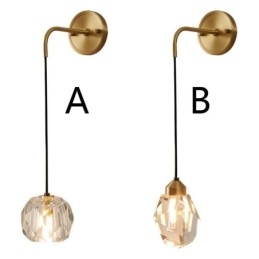 Modern Vägglampa Creative Crystal Vägglampa