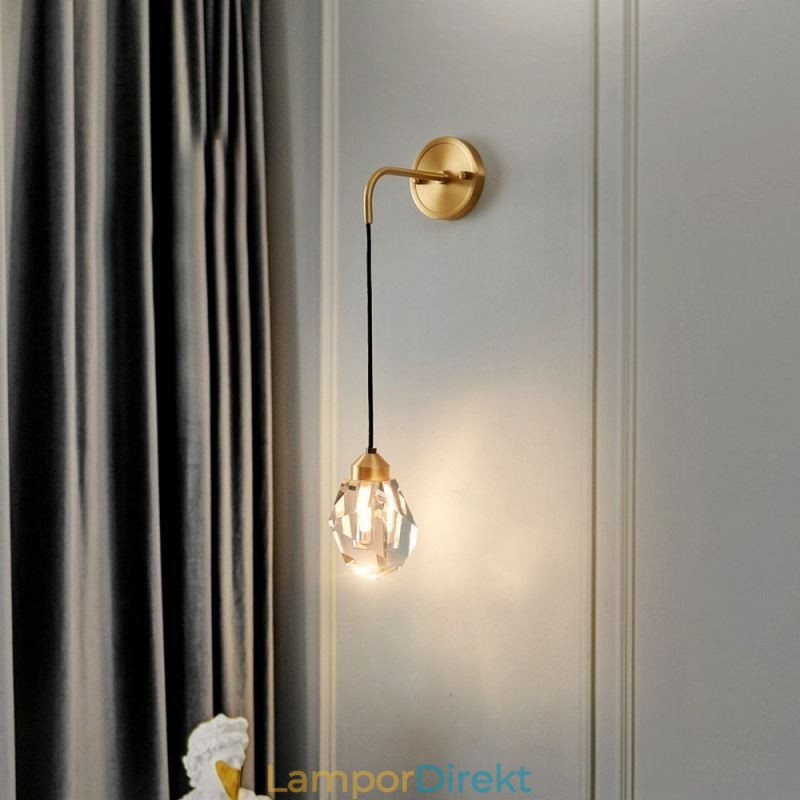 Modern Vägglampa Creative Crystal Vägglampa