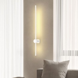 Modern Lång Vägglampa Sängdekor Lampgång
