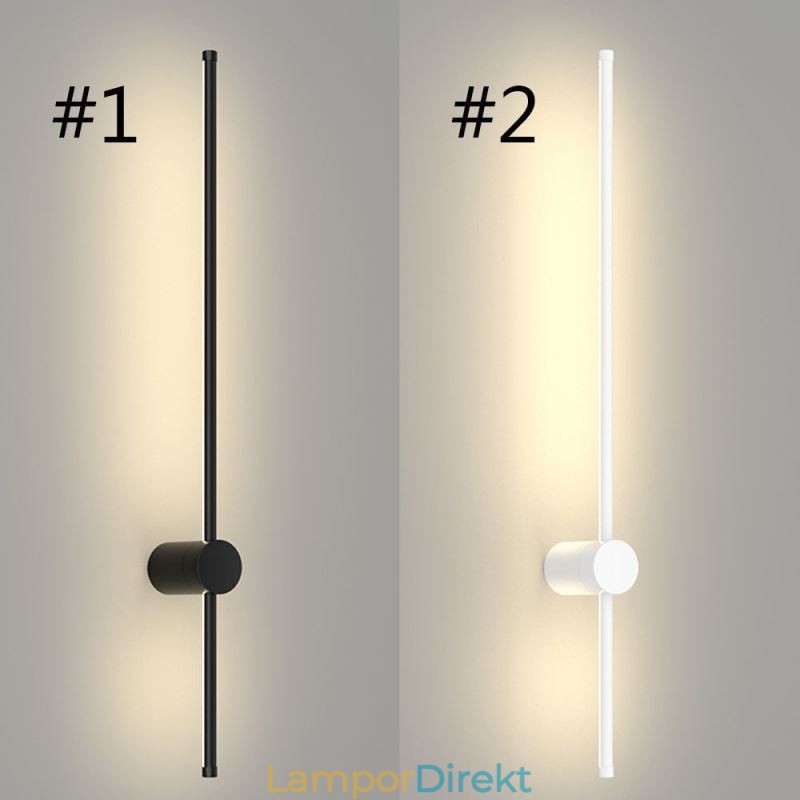Modern Lång Vägglampa Sängdekor Lampgång