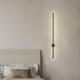 Modern Lång Vägglampa Sängdekor Lampgång