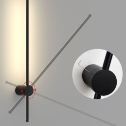 Modern Lång Vägglampa Sängdekor Lampgång