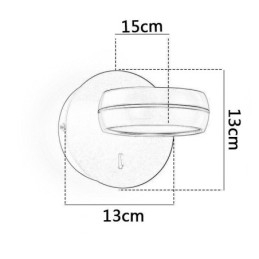 Vridbar Vägglampa Modern Minimalistisk Vägglampa