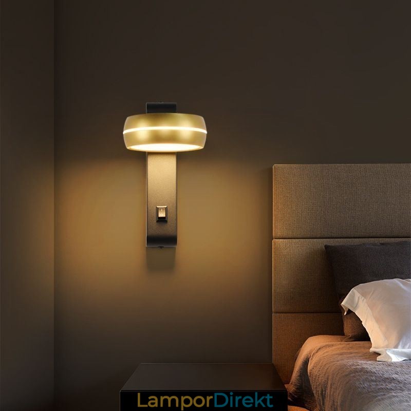 Vridbar Vägglampa Modern Minimalistisk Sconce Light