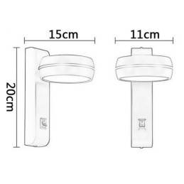 Vridbar Vägglampa Modern Minimalistisk Sconce Light