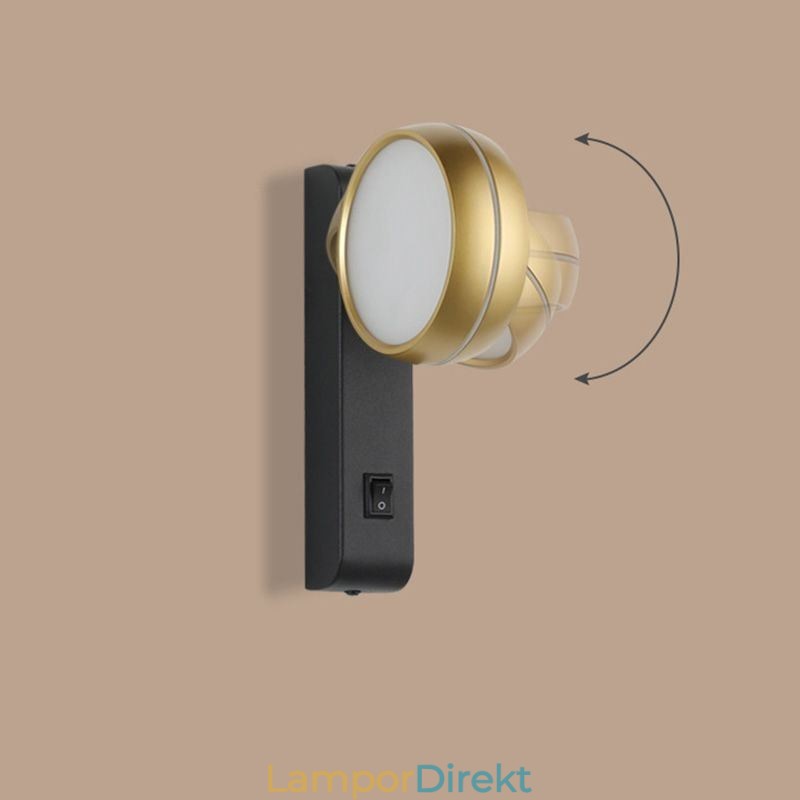 Vridbar Vägglampa Modern Minimalistisk Sconce Light
