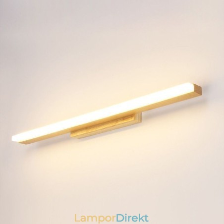 Spegelljus Vägglampa I Massivt Trä Modern Sconce Vägglampa Spegelljus Vägglampa I Massivt Trä Modern Sconce Vägglampa
